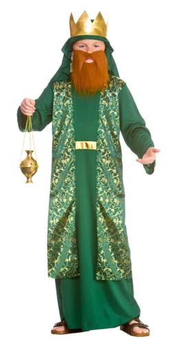 Kids Green Wise Man Costume