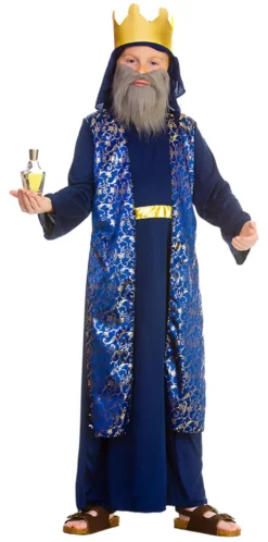 Kids Blue Wise Man Costume