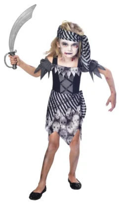 Zombie Pirate Girls Costume