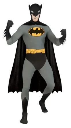 Batman Second Skin Fancy Dress Suit