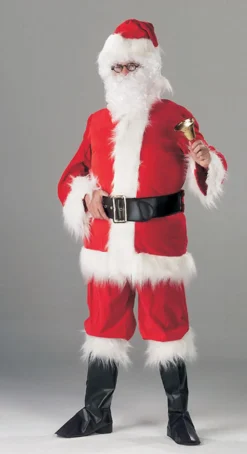 Deluxe Santa Santa Suit With Boots