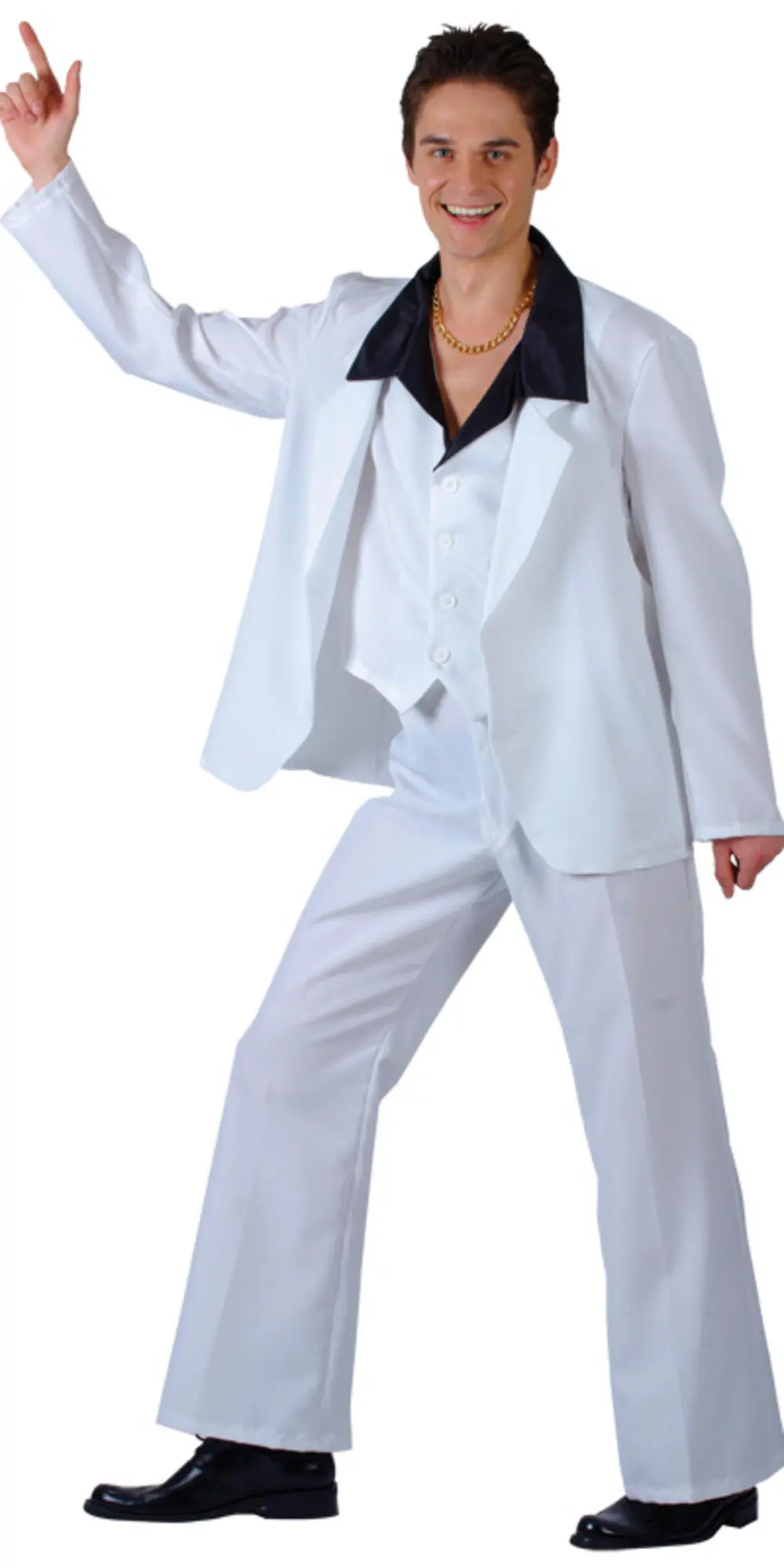 Mens 1970s Disco Fever Fancy Dress Costume