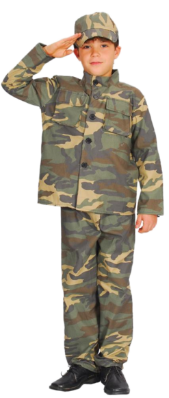 Boys Action Commando Costume
