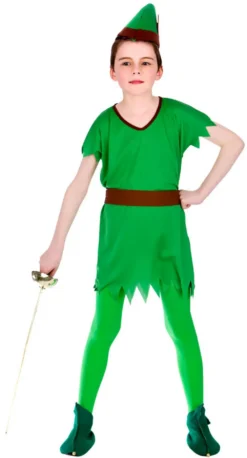Boys Lost Boy, Robin Hood Or Elf Costume