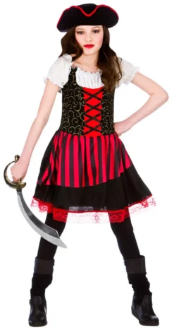Girls Pretty Pirate Girl Costume