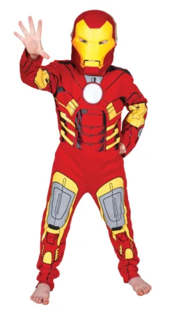 Boys Premium Iron Man Superhero Costume