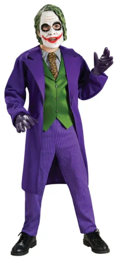 Boys Batman Deluxe Joker Costume