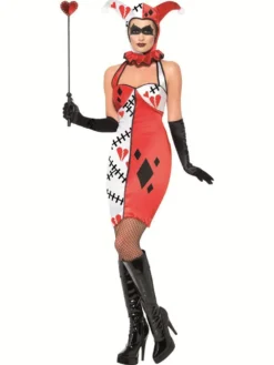 Cirque Sinister Jester Of Broken Hearts Costume