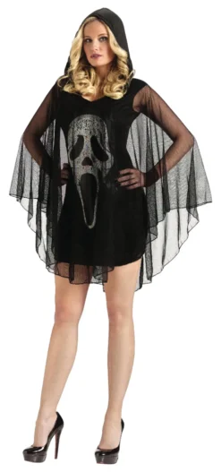 Ladies Scream Poncho Dress