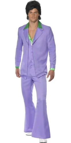 70s Lavender Suit Costume