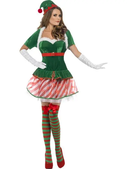Fever Light Up Elf Costume - Image 2