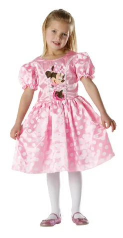 Girls Disney Minnie Mouse Pink Dress Costume