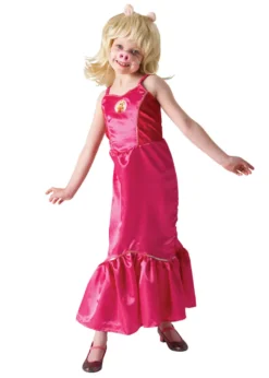 Girls Deluxe Officially Licensed The Muppets Miss Piggy Costume