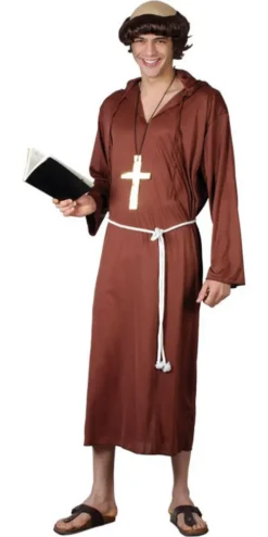 Monk Of The Abbey Brown Costume