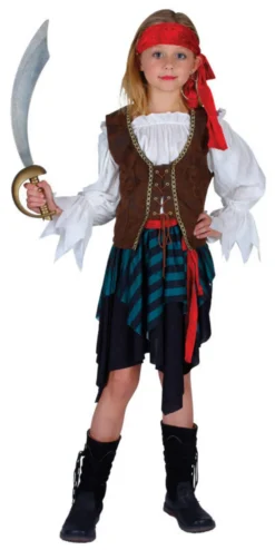 Girls Caribbean Pirate Costume