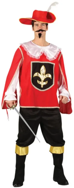 Red Musketeer Costume