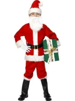 Deluxe Santa Claus Kids Costume