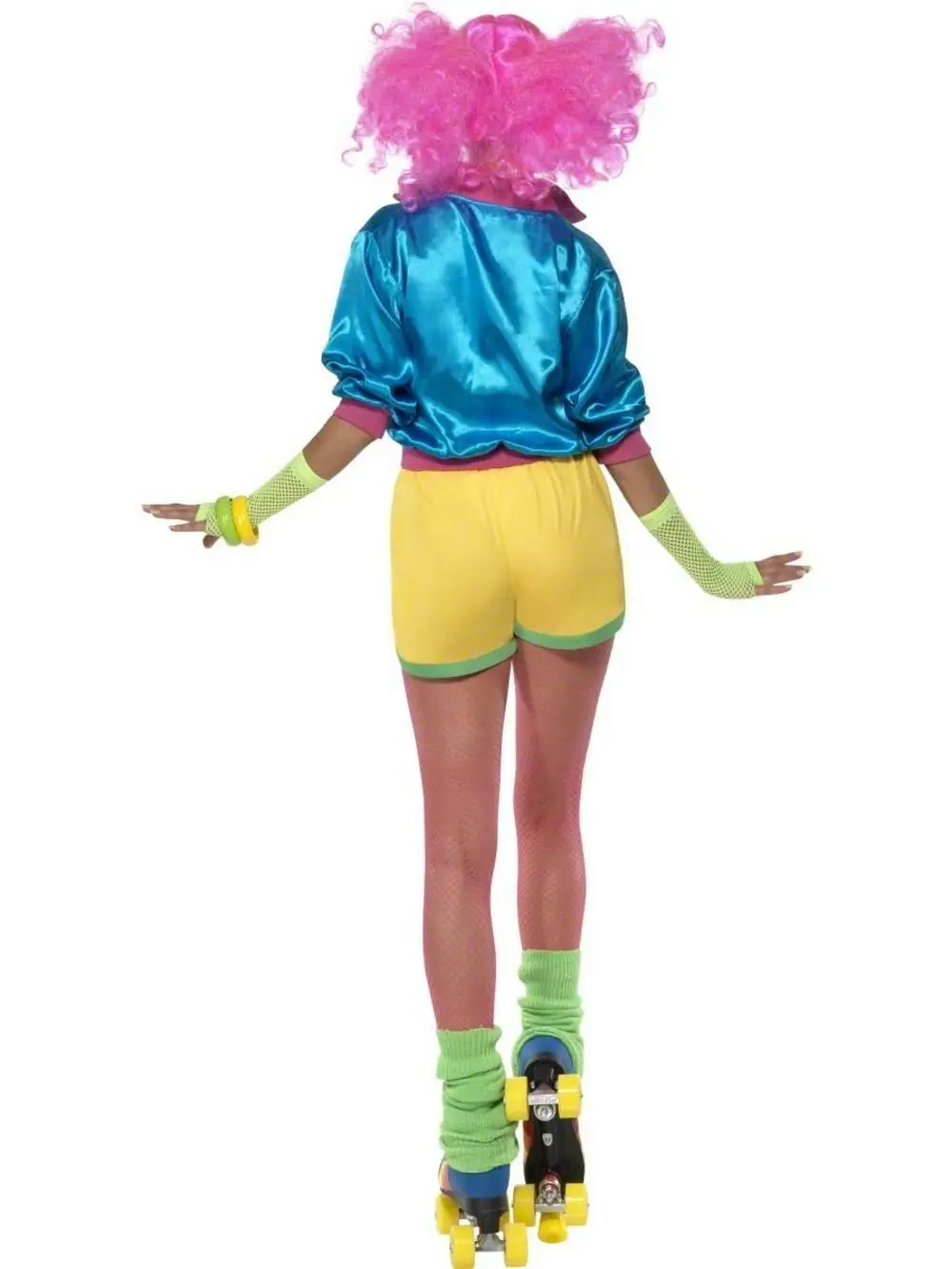 80s Neon Skater Girl Costume - Image 3
