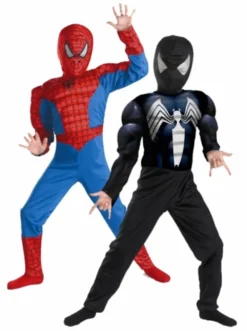 Boys Deluxe Reversible Spiderman/Venom Costume