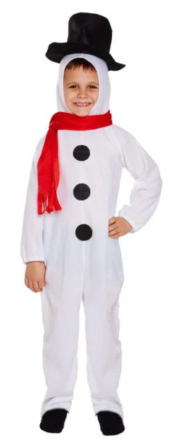 Snowman Kids Costume