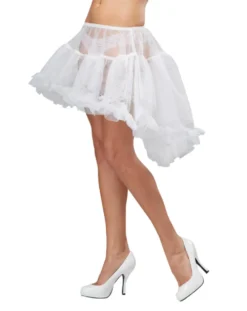 White Hi-Low Pettiskirt